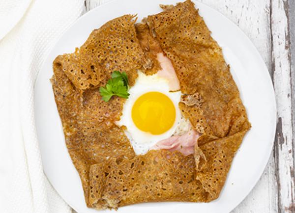 Crèpe Jambon, Fromage, Oeuf