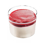 Fromage blanc coulis fruit rouge