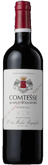 Rouge : Bordeaux "Comtesse de Malet"